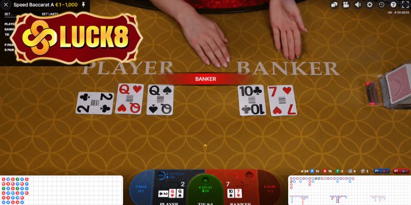 Game Baccarat Luck8 được yêu thích tại nhà cái